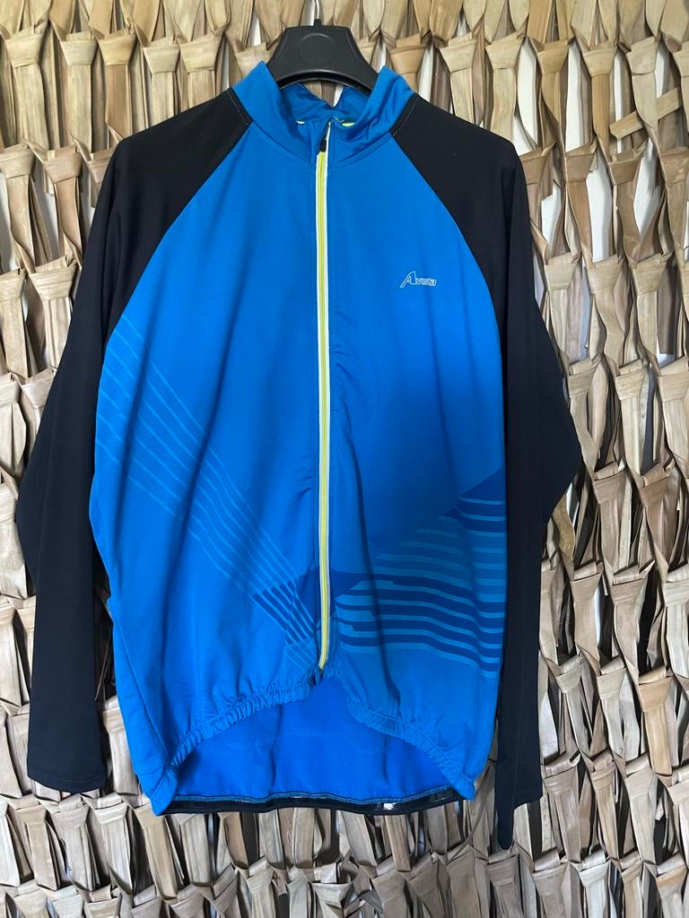 Fietsjack Avesta- Blauw/Zwart - Maat XL, Blauw, Maat 56/58 (XL), Ophalen of Verzenden, Hardlopen of Fietsen