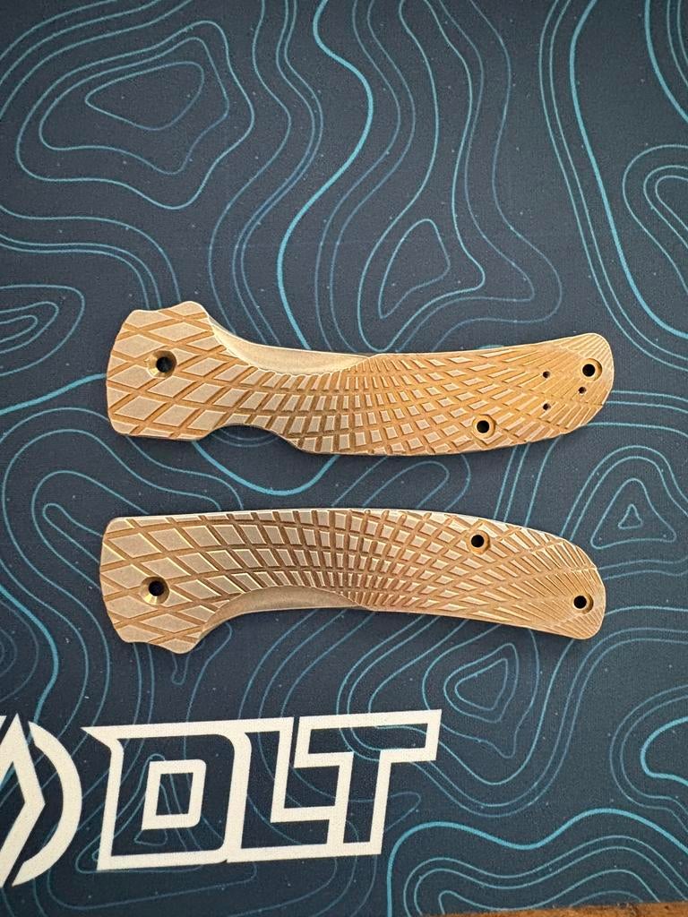 Spyderco shaman scales titanium, Caravans en Kamperen, Ophalen of Verzenden