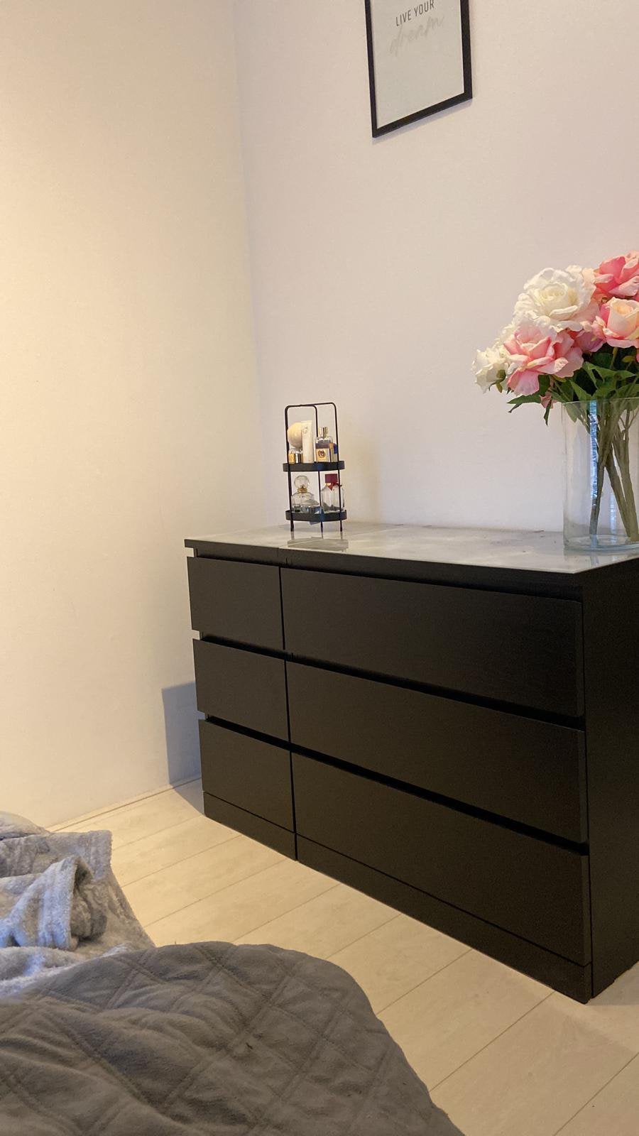 Ikea malm ladekast, Ophalen, 50 tot 100 cm, Zo goed als nieuw, 3 of 4 laden