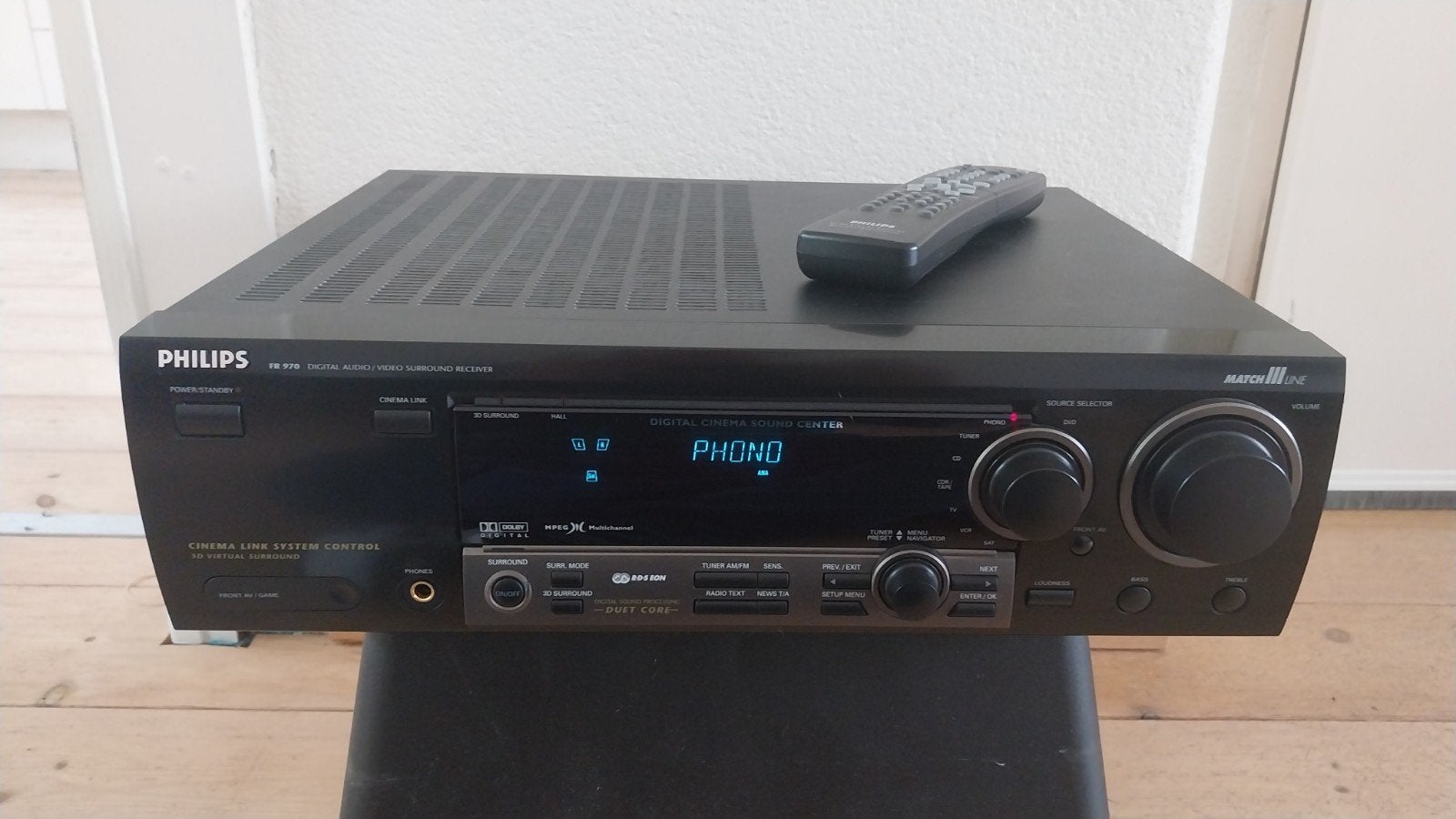 Philips FR970/00 AV homecinema Phono Tulp (lees tekst), Ophalen of Verzenden, Zo goed als nieuw, 70 watt of meer, Philips