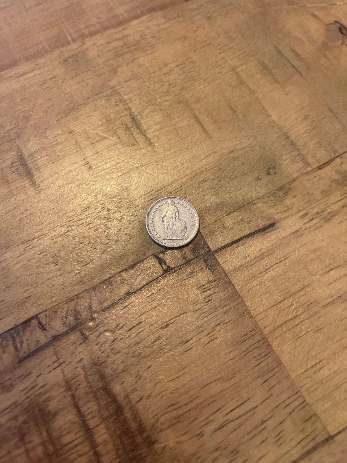 Franse 1/2 cent munt 1974, Postzegels en Munten, Munten | Nederland, Zilver, Ophalen of Verzenden, 10 cent, Koningin Wilhelmina
