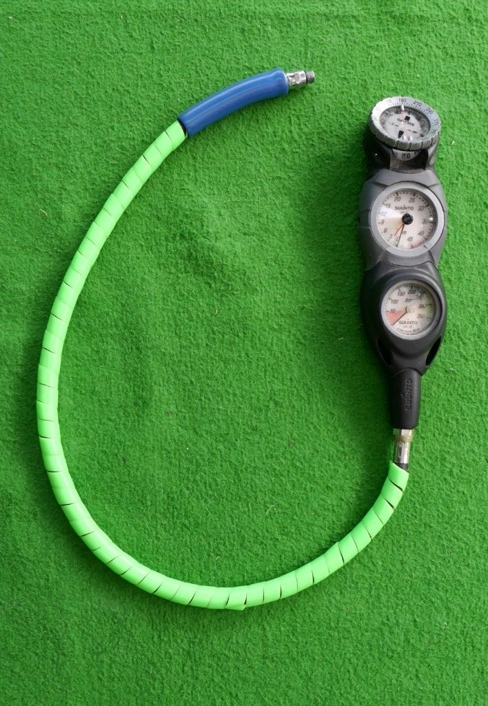 Suunto Console met 350 bar manometer, dieptemeter en kompas, Ophalen of Verzenden, Gebruikt, Overige typen