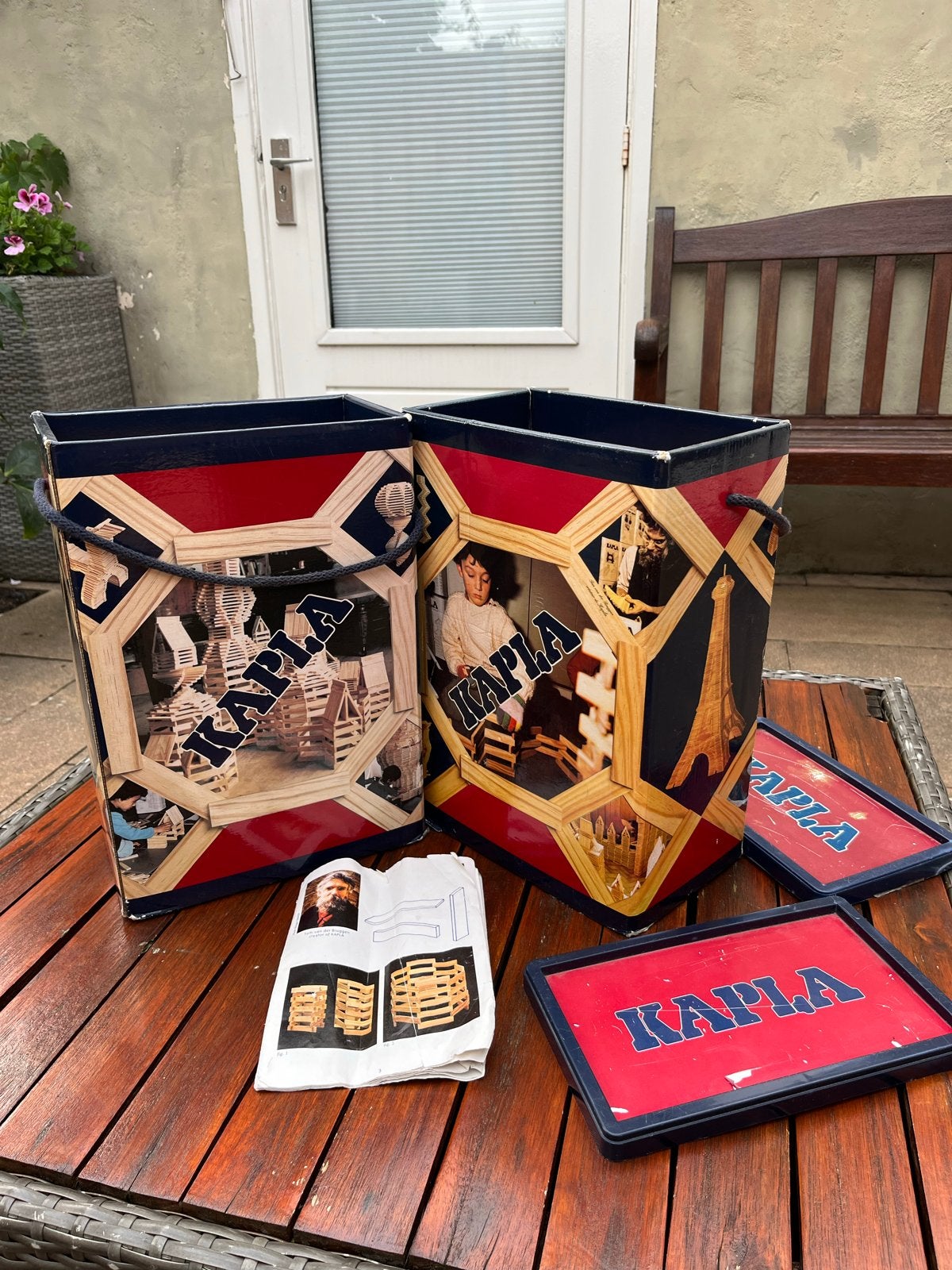 KAPLA 2 dozen met boekje, Ophalen of Verzenden, Gebruikt, Overige merken