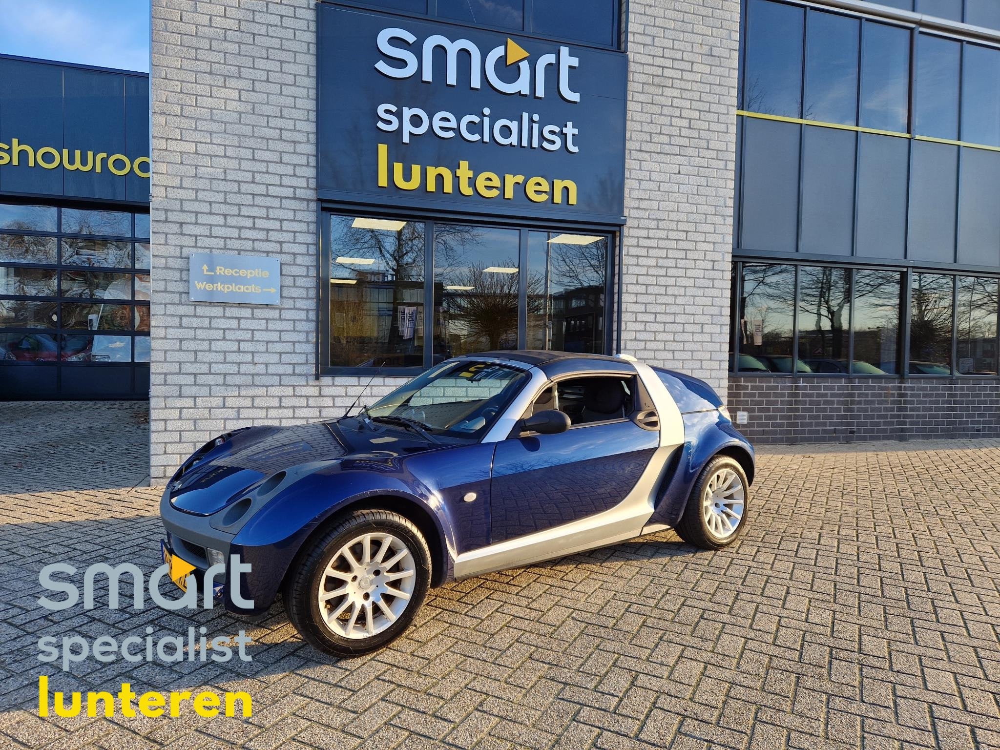 smart roadster 0.7 coupé, garantie! airco! stuurbekrachtigi, Automaat, Gebruikt, 785 kg, 18 €/maand