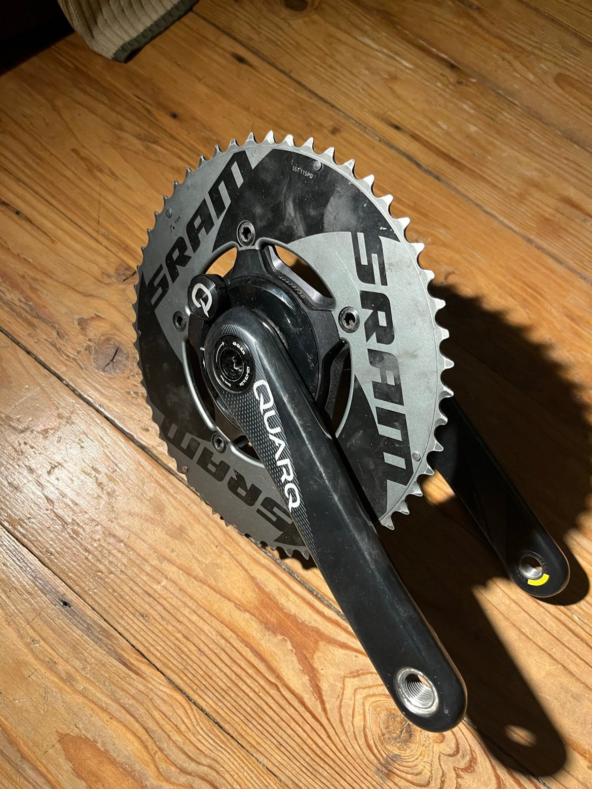 SRAM Quarq DZero Crankstel met Powermeter, Crankstel of Pedalen, Gebruikt, Ophalen of Verzenden, Aluminium