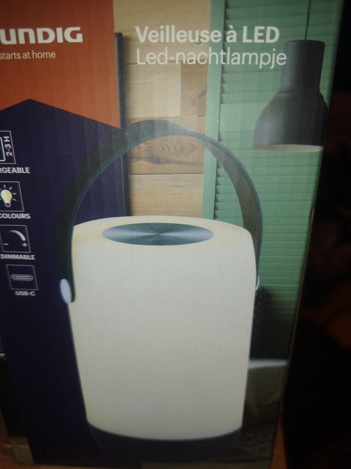 Grundig LED-nachtlampje - Nieuw in doos, Wit, Nieuw, Overige fittingen, Ophalen of Verzenden