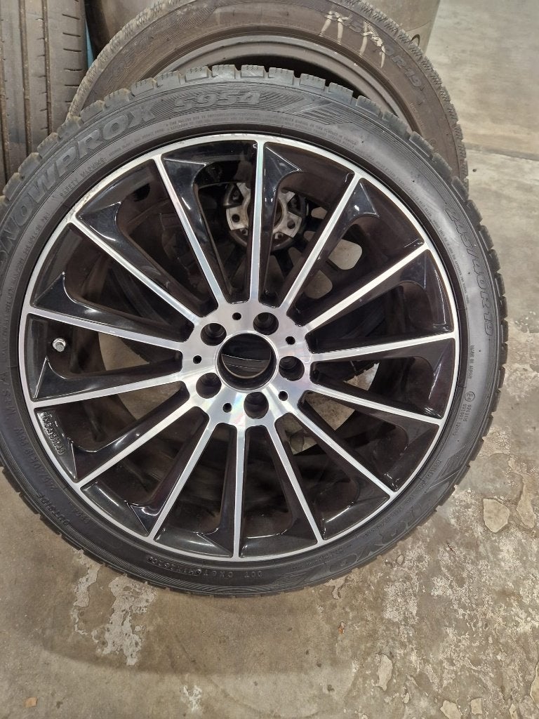 winterbanden TOYO snowprox met lichtmetalen velgen, Auto-onderdelen, Banden en Velgen, Winterbanden, Personenwagen, Ophalen