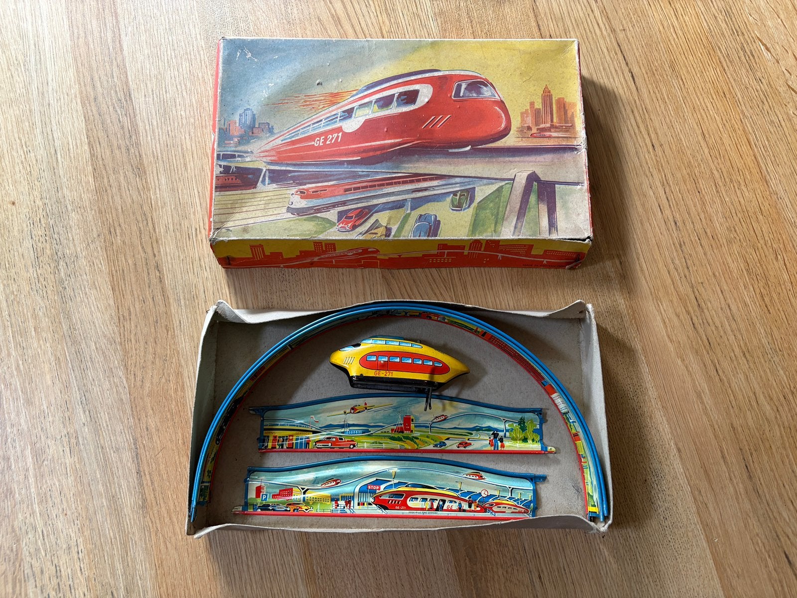 Technofix GE 271 Trein Rocket Express Monorail 1953-1955, Verzamelen, Ophalen of Verzenden, Zo goed als nieuw