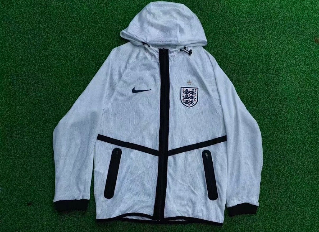 Nike Engeland Windjack - Wit, Ophalen of Verzenden, Nieuw, Overige maten, Wit