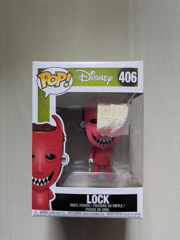 Funko pop! Nightmare Before Christmas Lock 406, Ophalen of Verzenden, Nieuw