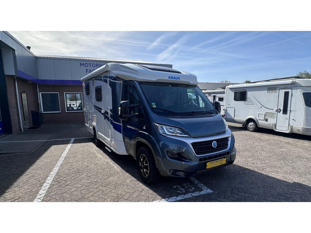 Knaus L!ve Ti Automaat Euro 6 140PK Lengtebedden nieuwstaat!, Koelkast, Fiat, 6 tot 7 meter, Bedrijf