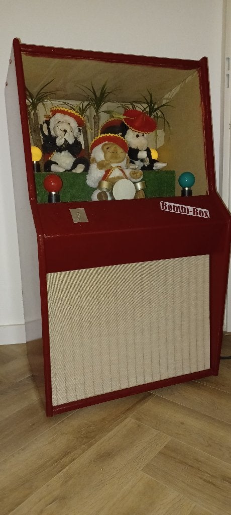 aapjesorkest bimbobox look, Ophalen, Gebruikt