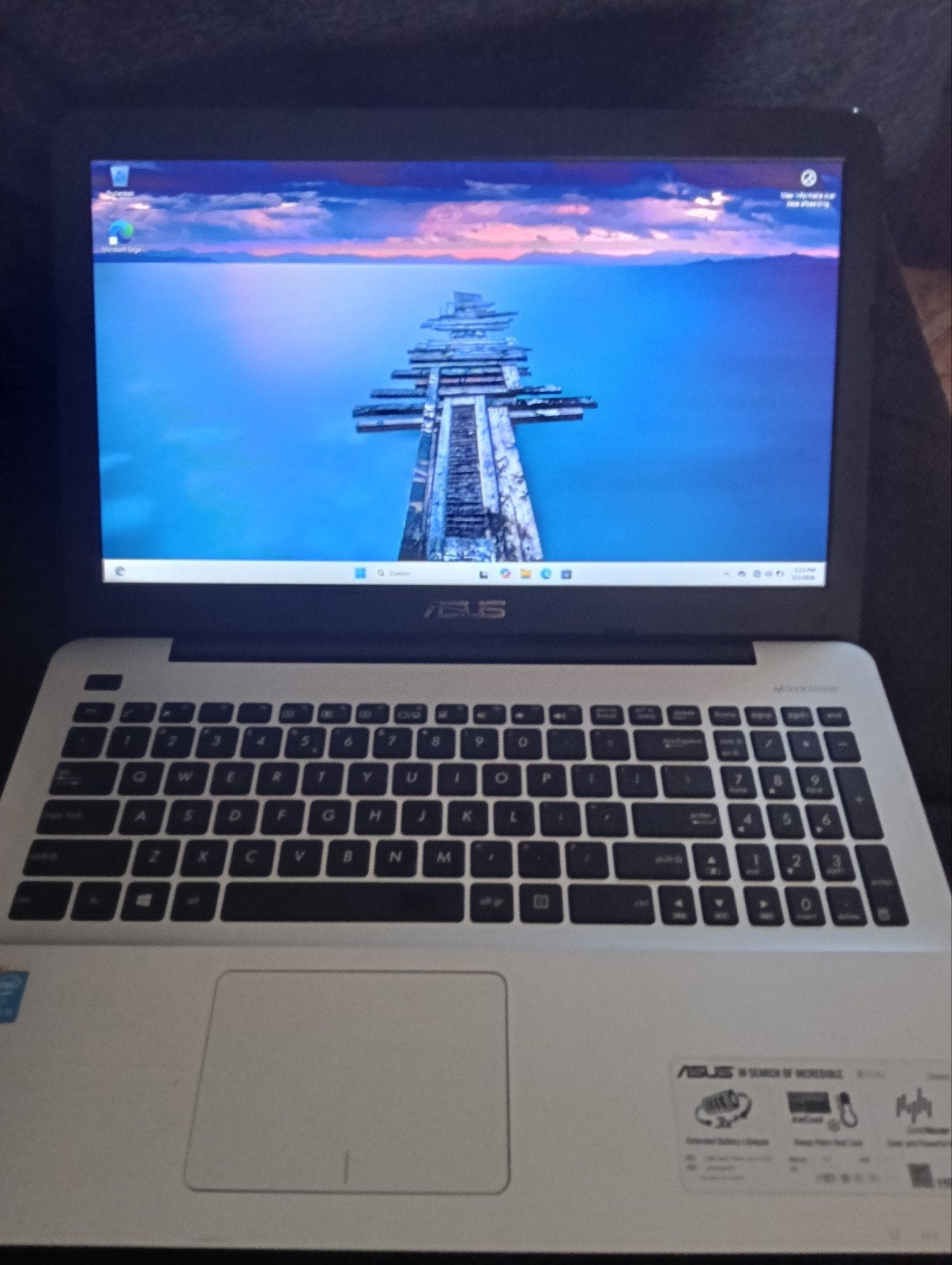 Asus laptop, Computers en Software, Ophalen of Verzenden, 15 inch, 3 tot 4 Ghz