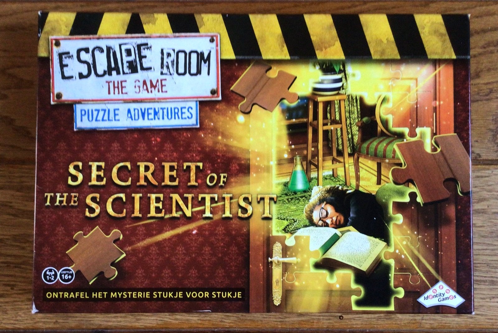 Escape room the game, secret of the scientist, Een of twee spelers, Ophalen of Verzenden, Gebruikt