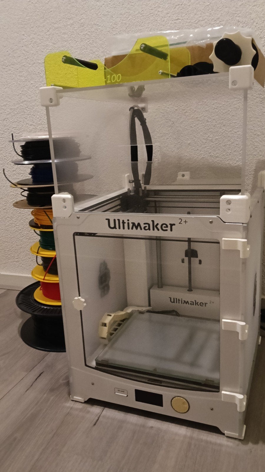 Ultimaker 2+ 3D-printer met veel accessoires en filament, Ophalen, Gebruikt, UltiMaker, Filament