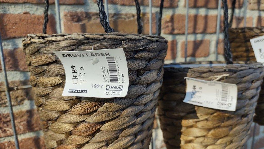 3x Druvfläder plantenhanger, Rond, Nieuw, Ophalen of Verzenden, Aardewerk