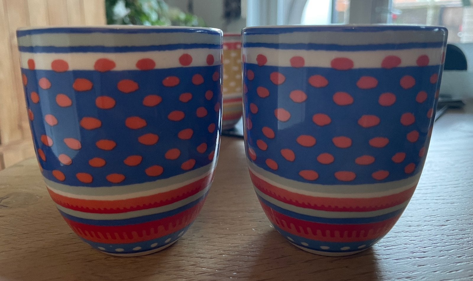 Oilily kopjes, Ophalen, Zo goed als nieuw, Overige stijlen, Kop(pen) en/of Schotel(s)