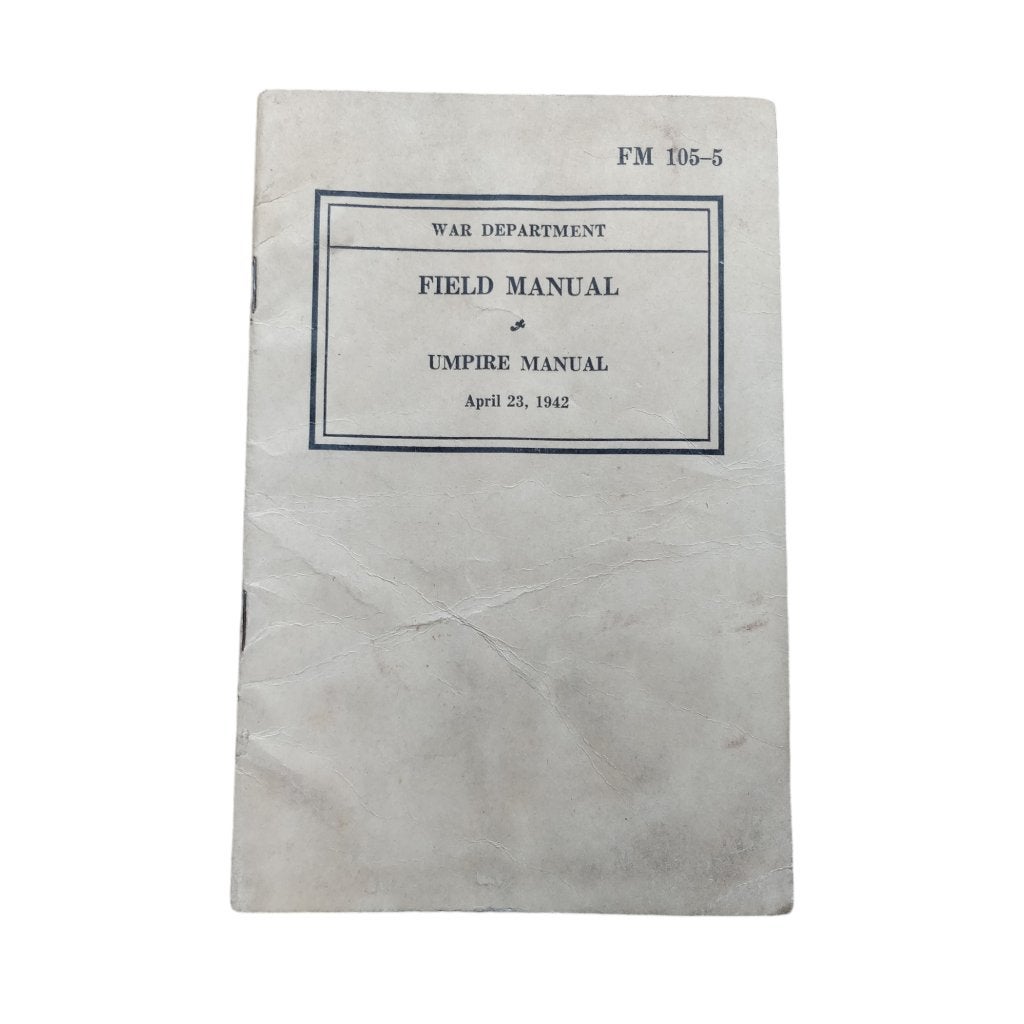 WWII US Field Manual Umpire Manual, Verzamelen, Ophalen of Verzenden, Amerika, Boek of Tijdschrift