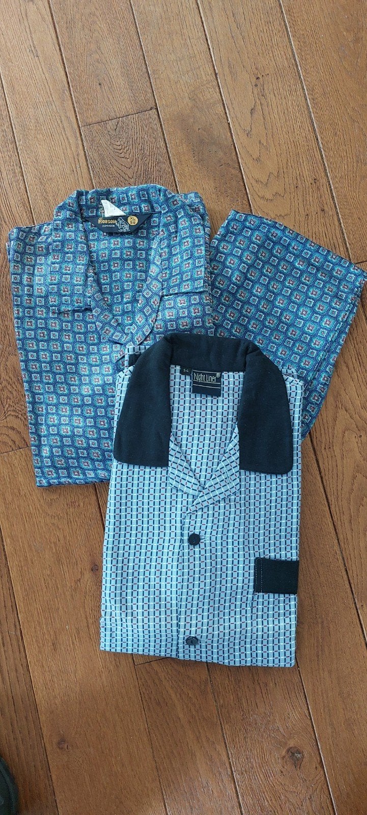 2 Heren Pyjama's maat L/ XL - NightLine & Blossoms, Ophalen of Verzenden, Zo goed als nieuw, Overige maten, NightLine, Blossoms