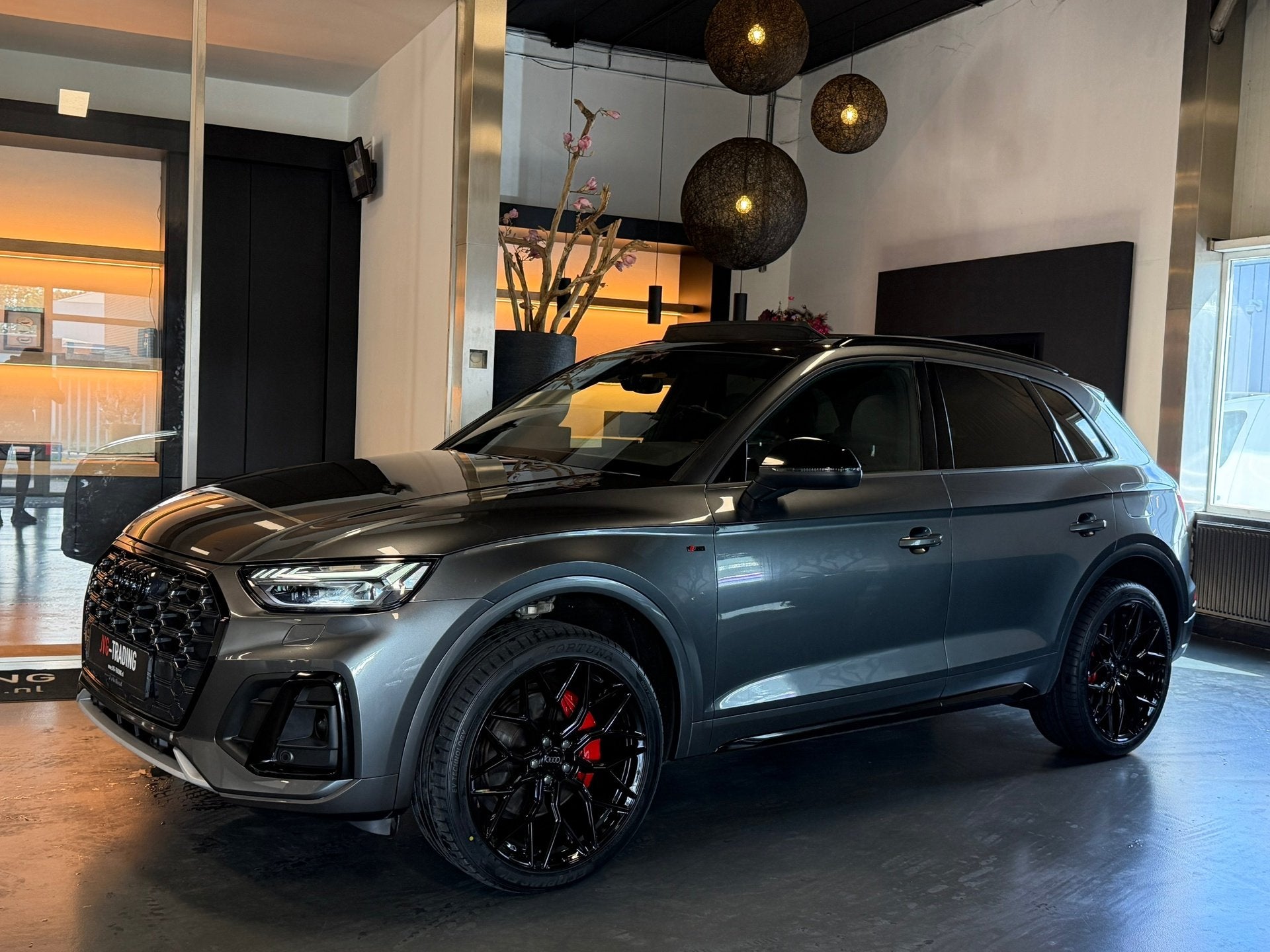 Audi Q5 50 E 2.0 TFSI 299PK Quattro S Line 2021 garantie 1e, Auto's, Dealer onderhouden, Gebruikt, Euro 6, 4 cilinders