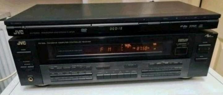 Jvc stereo set receiver rx-503l + cd dvd speler xv-n350, Ophalen of Verzenden