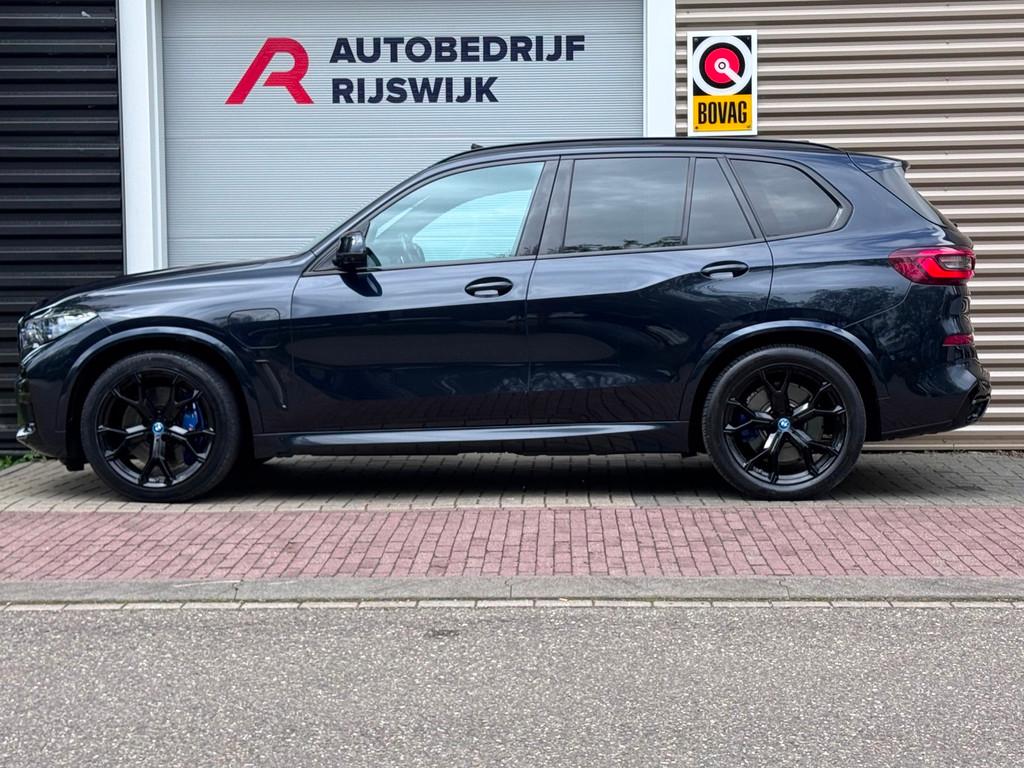 BMW X5 XDrive45e High Executive Pano/H&K/Memory/Laser, Auto's, BMW, 12 maanden, Gebruikt, Lichtsensor, Zwart