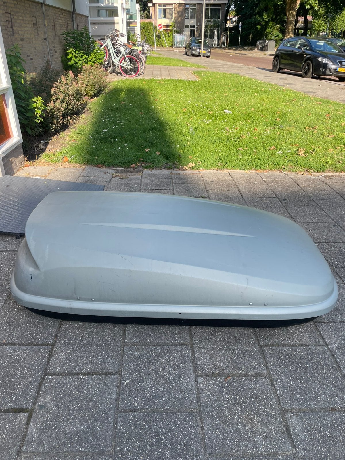 Dak koffer dakkoffer karitte, Ophalen, Zo goed als nieuw