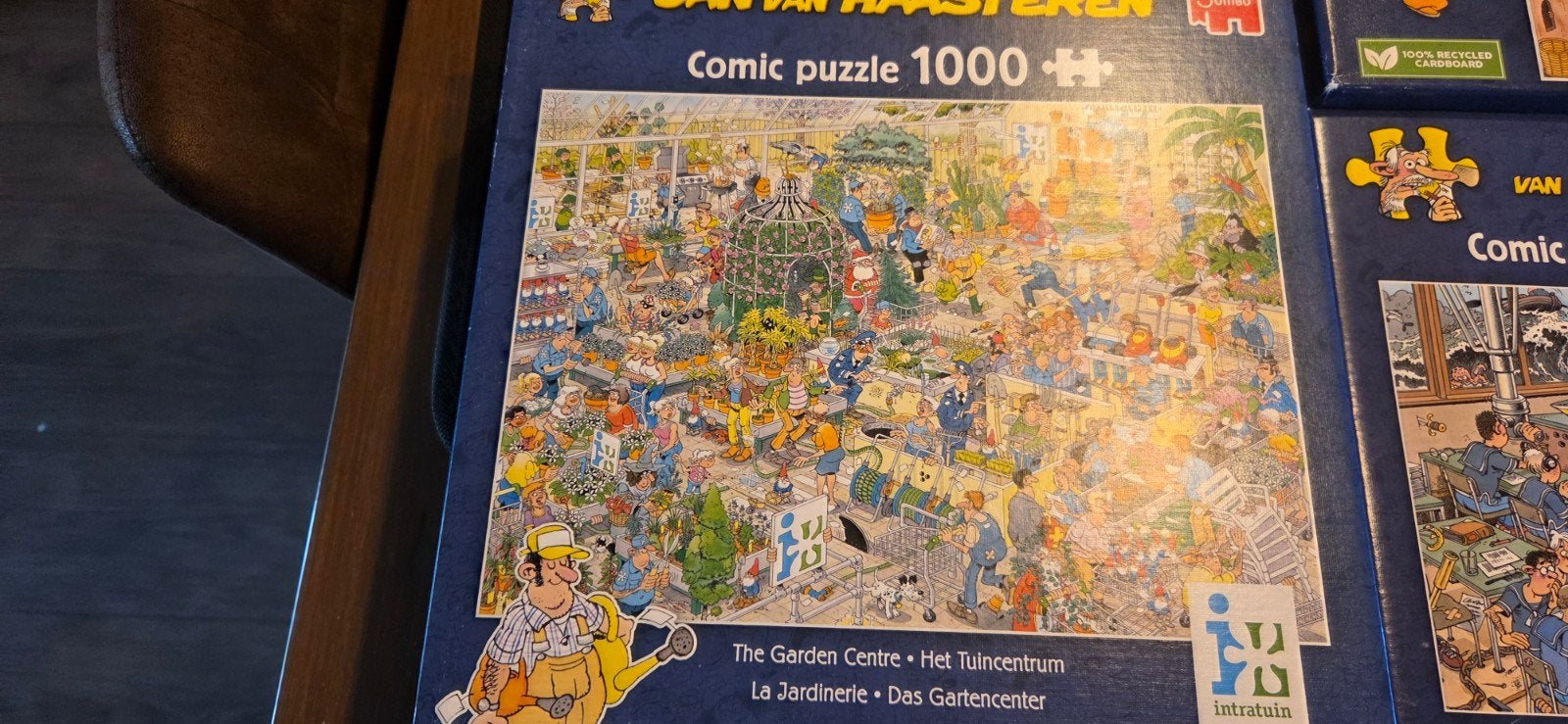 Foto 5 van 5 Jan van Haasteren puzzels (4x 1000, 1x 500 stukjes)