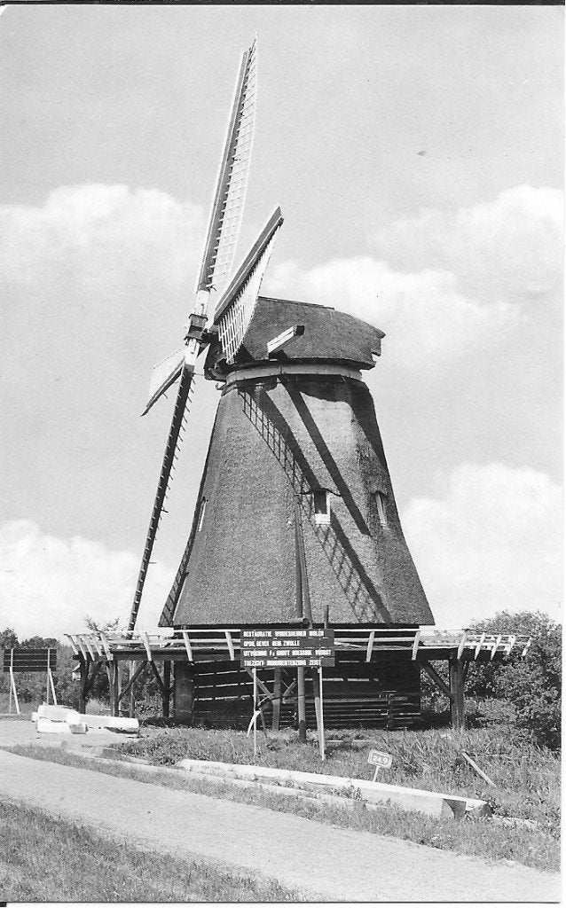 Ansichtkaart Windesheimer Molen, juni 1976  Windesheim,, Ophalen of Verzenden, 1960 tot 1980, Ongelopen, Overijssel