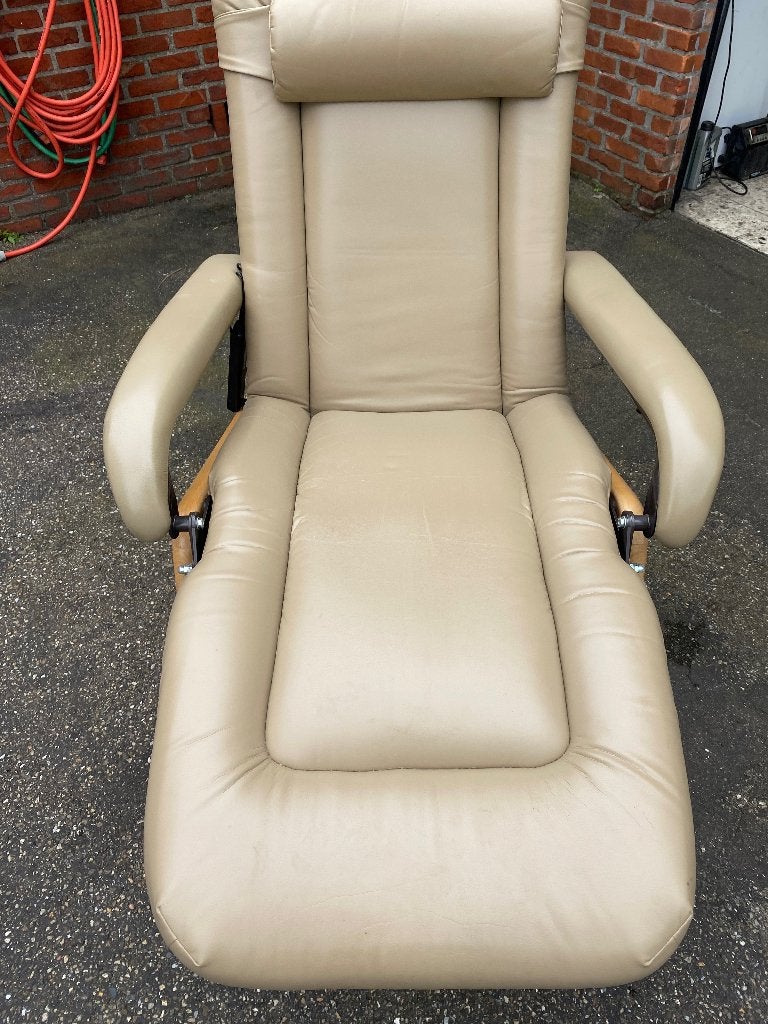 Relax zetel, Huis en Inrichting, Fauteuils, Ophalen, 75 tot 100 cm, Zo goed als nieuw, Leer
