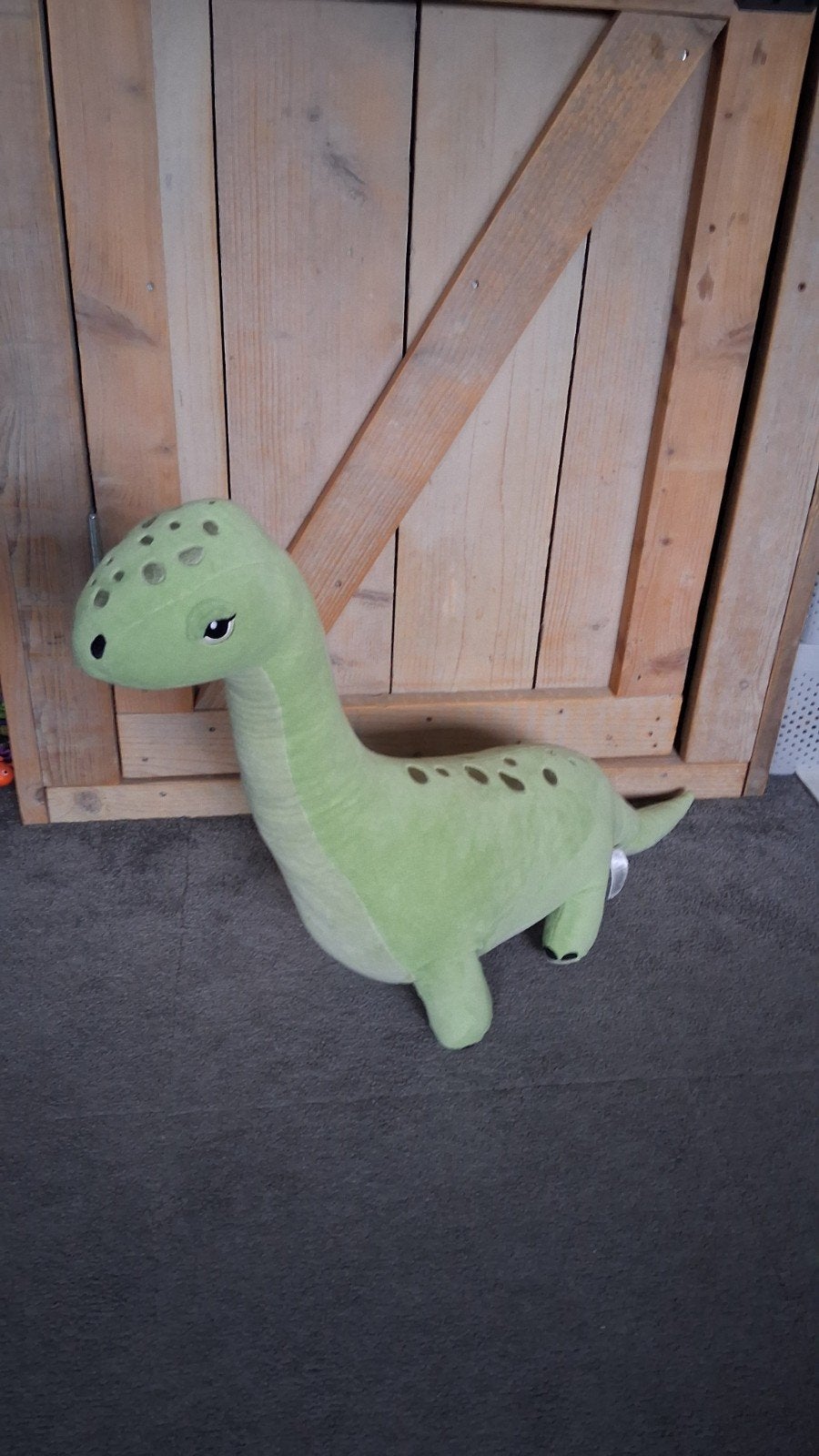 Grote dino knuffel, Ophalen of Verzenden, Zo goed als nieuw, Overige typen
