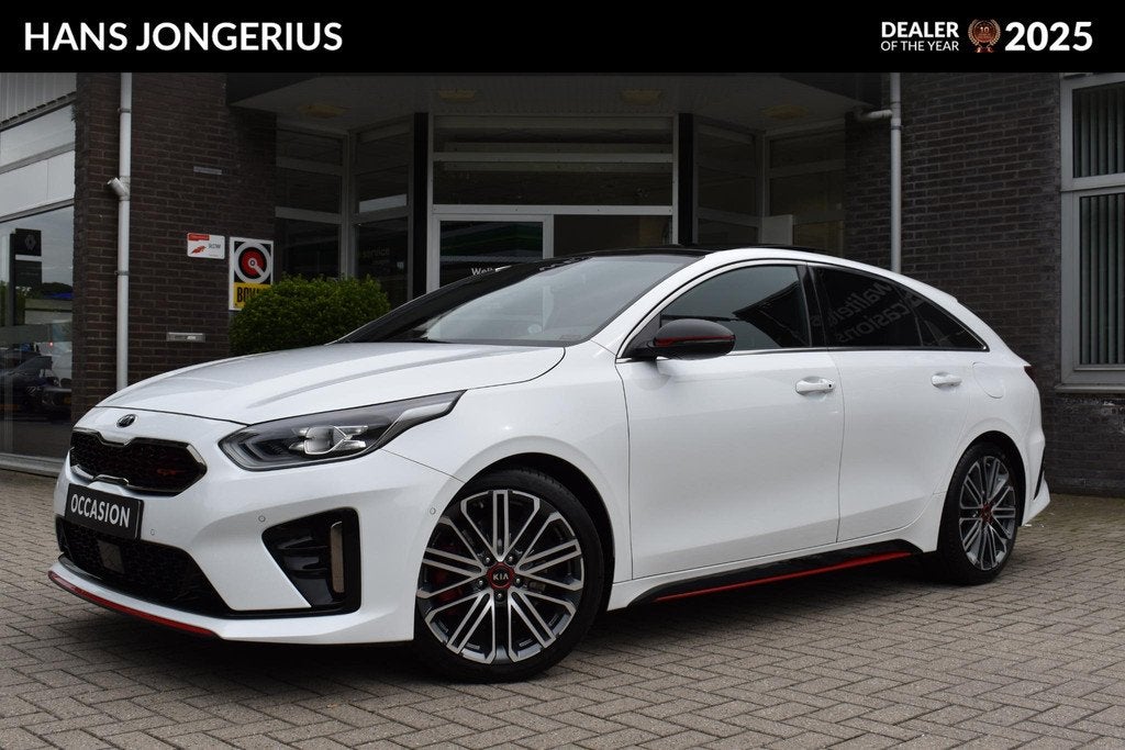 Kia ProCeed 1.6 T-GDi GT | AUTOMAAT | SCHUIF/KANTELDAK | STU, 15 km/l, Gebruikt, Lichtsensor, Wit