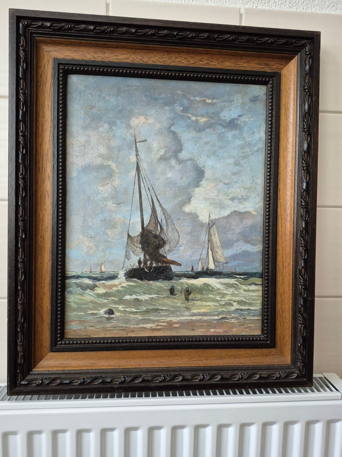 Strandgezicht, Ophalen