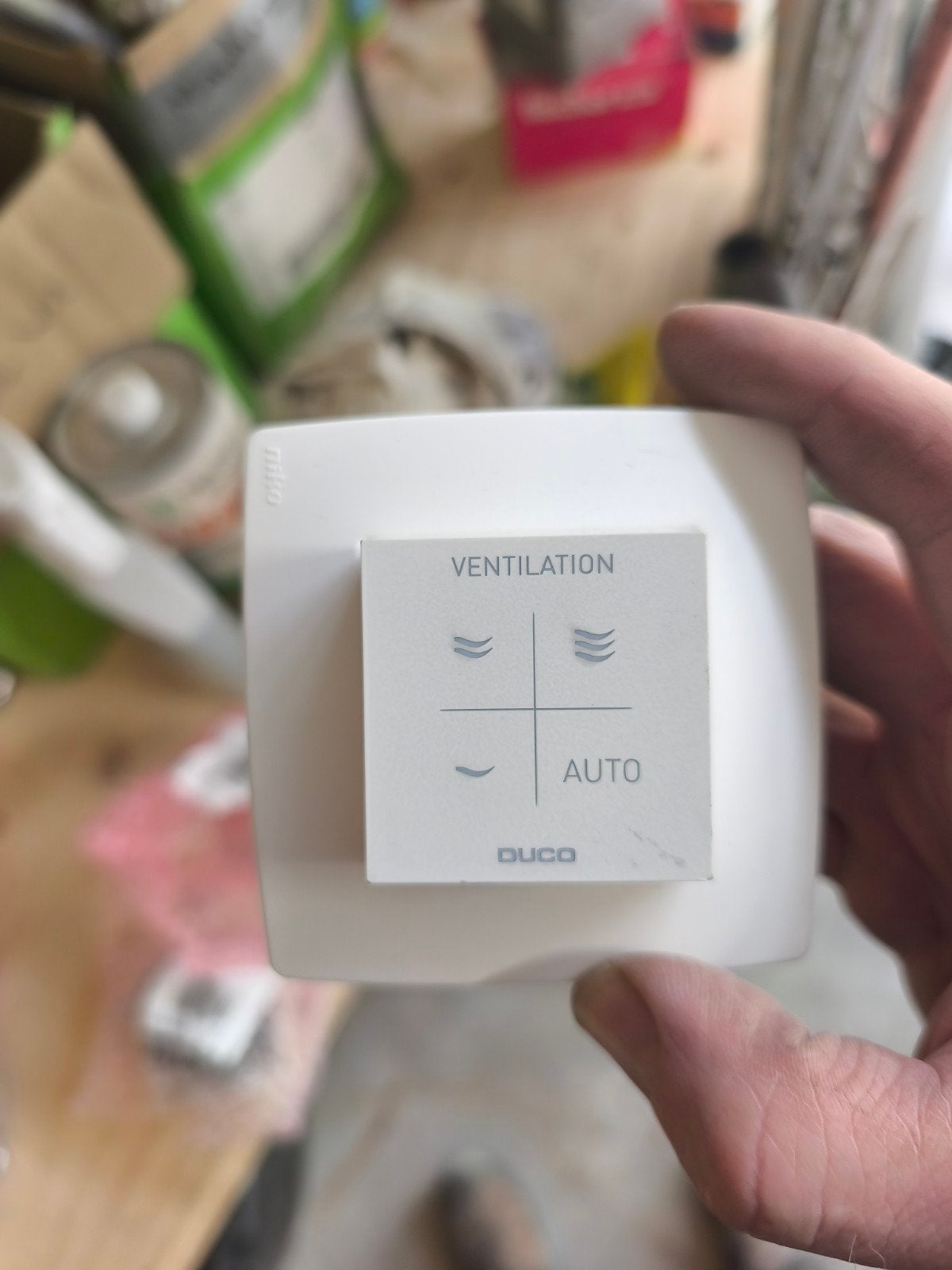 Duco CO2 Ventilatie Sensor en Duco afstandbediening met RF, Ophalen of Verzenden, Nieuw, Ventilator en Afzuiger