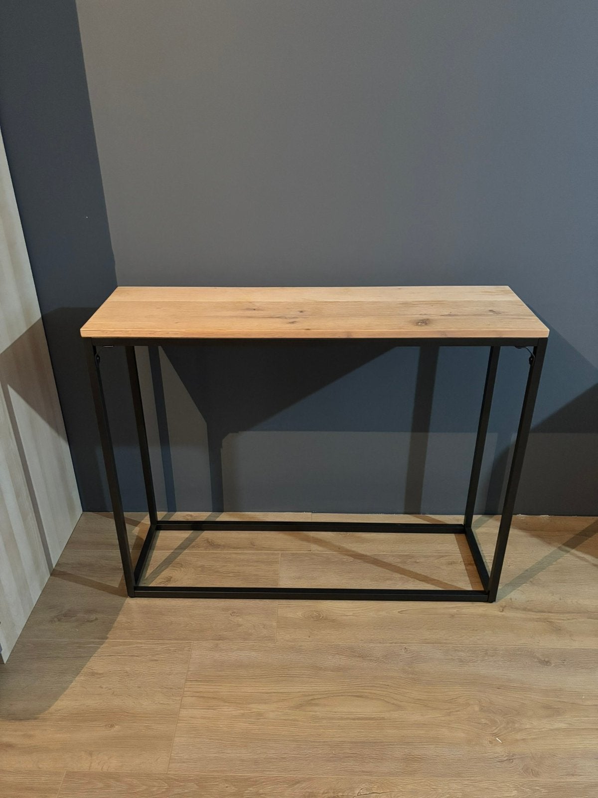 Sidetable, Ophalen, Zo goed als nieuw, Eikenhout, Industrieel
