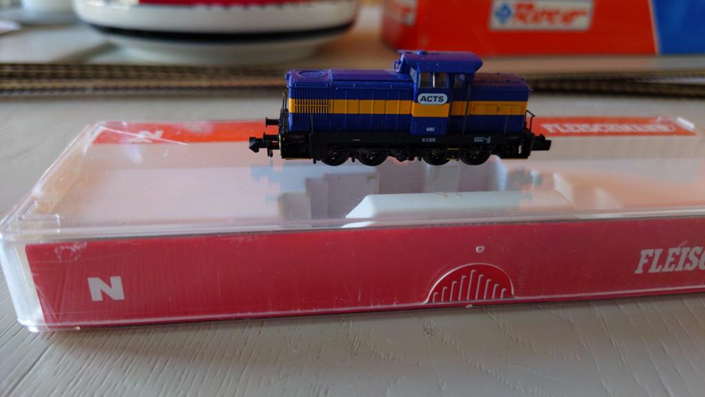 Fleischmann 722005 ACTS V60, Hobby en Vrije tijd, Modeltreinen | N-Spoor, Ophalen of Verzenden, Gelijkstroom, Wagon, Fleischmann