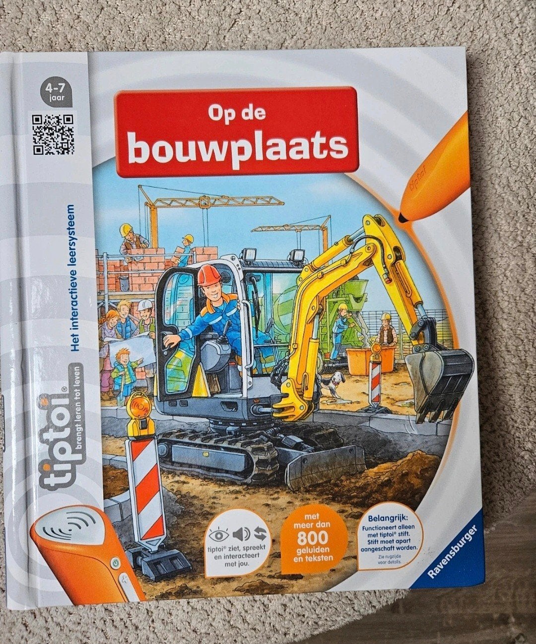 tiptoi boek - op de bouwplaats - | nieuw, Ophalen of Verzenden, Nieuw