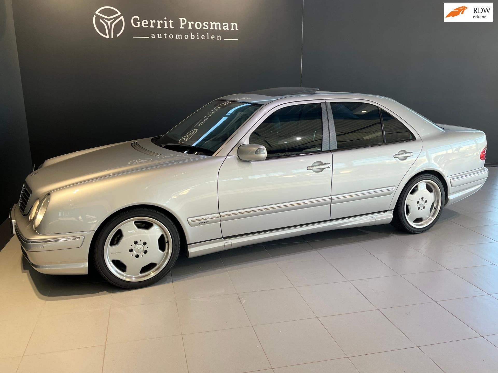 Mercedes-Benz E-klasse 55 AMG | 78.000 KM | Roestvrij | Full, Auto's, Automaat, Achterwielaandrijving, Stoelverwarming, Bedrijf