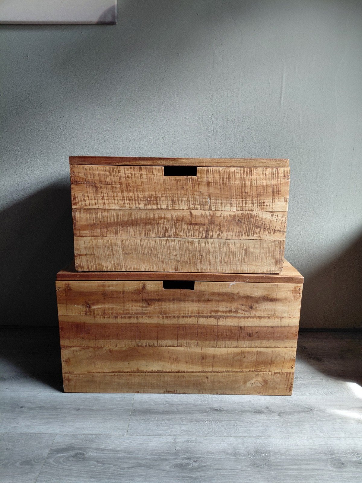 Mooie houten opberg kisten - speelgoed kist, Ophalen, 50 tot 100 cm, Minder dan 50 cm, Minder dan 50 cm
