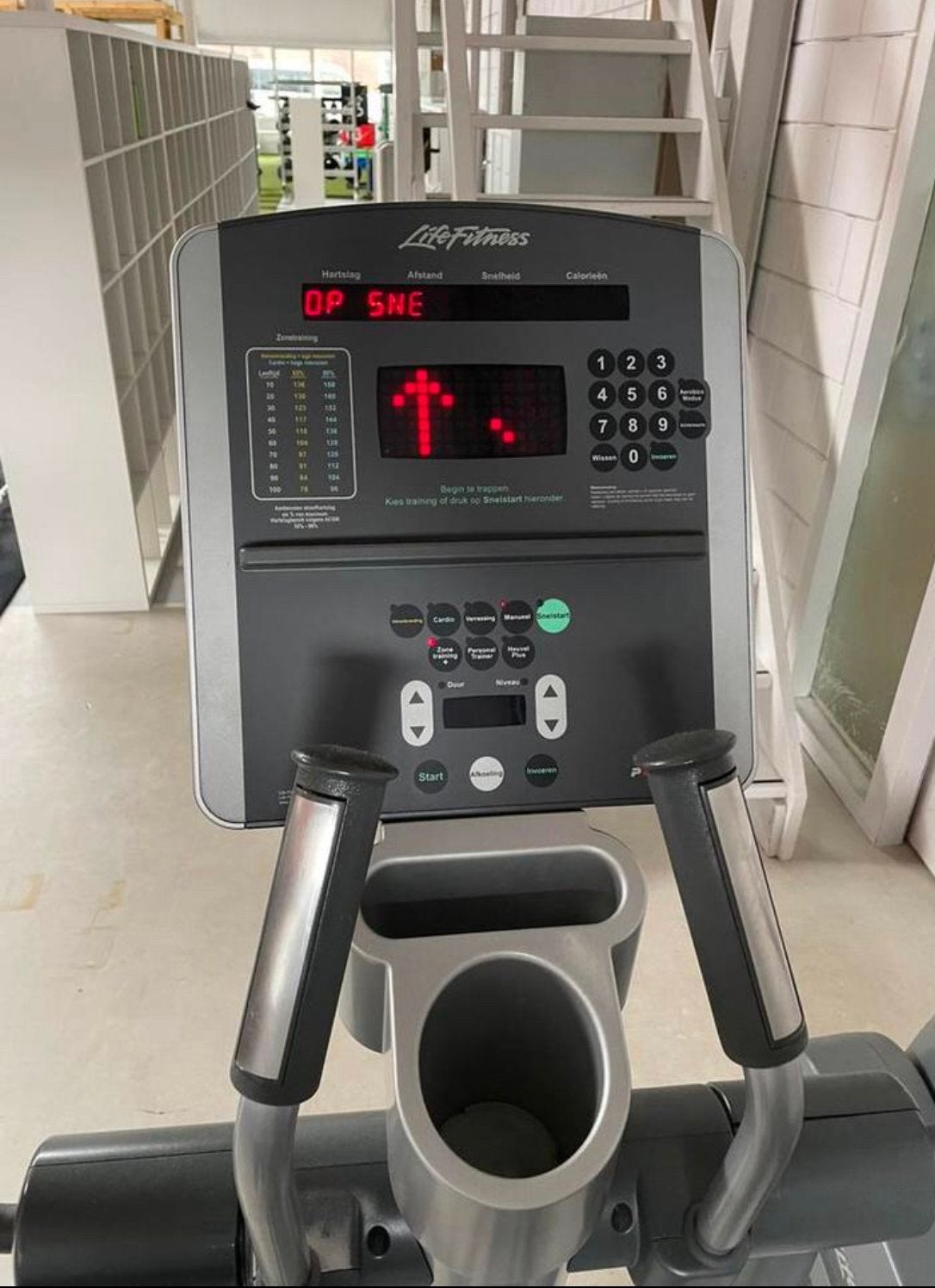 Professionele crosstrainer Life Fitness, Sport en Fitness, Ophalen, Zo goed als nieuw, Overige typen