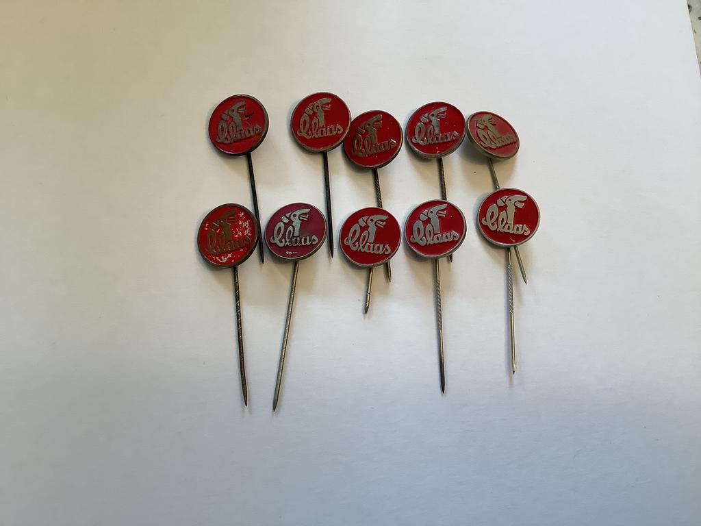 10 speldjes landbouw Claas tractor, Verzamelen, Speldjes, Pins en Buttons, Ophalen of Verzenden, Gebruikt, Overige onderwerpen