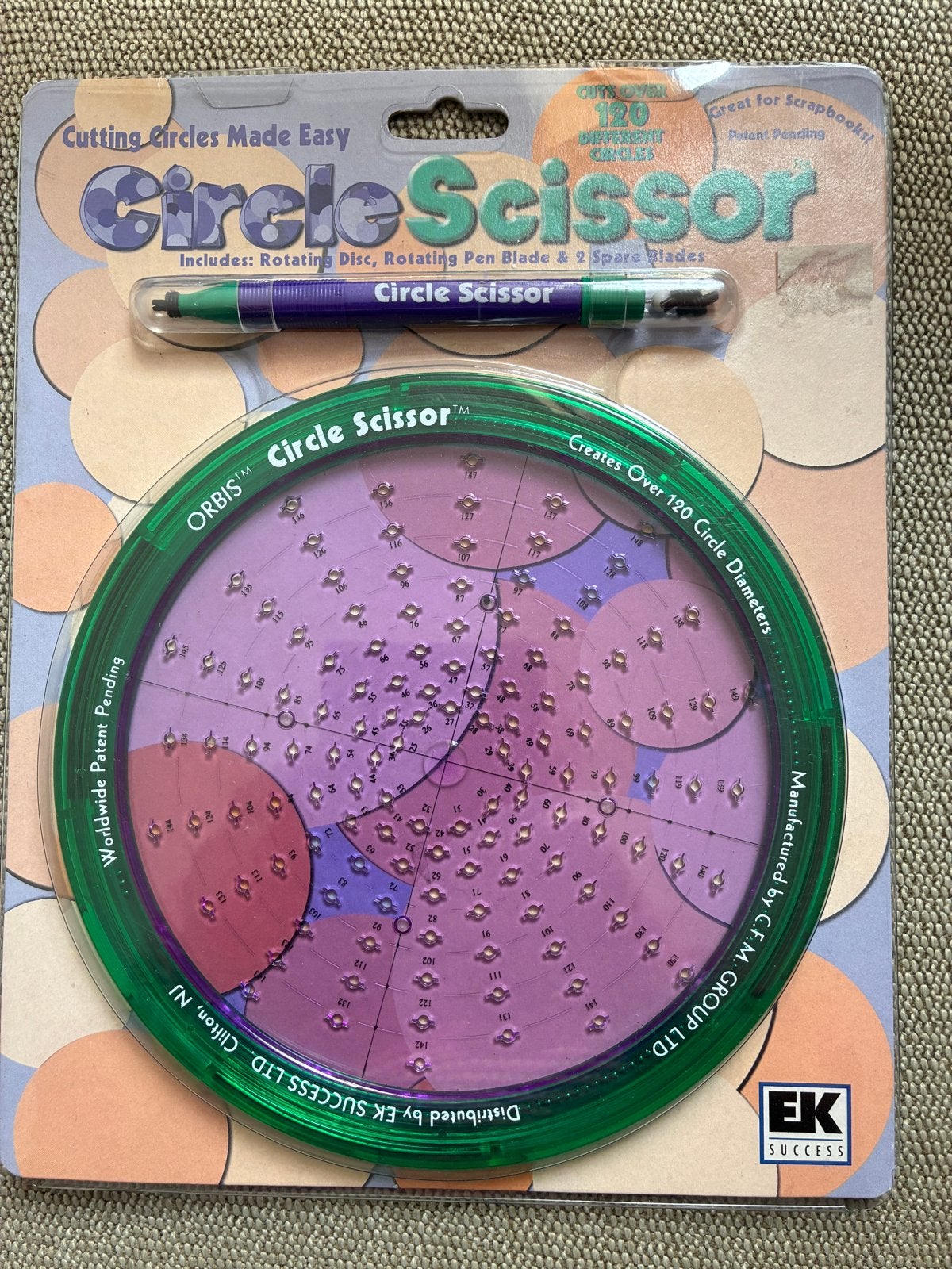 Circle Scissor - Cirkelsnijder voor knutselprojecten, Hobby en Vrije tijd, Geschikt voor snijden, Gereedschap of Toebehoren, Nieuw