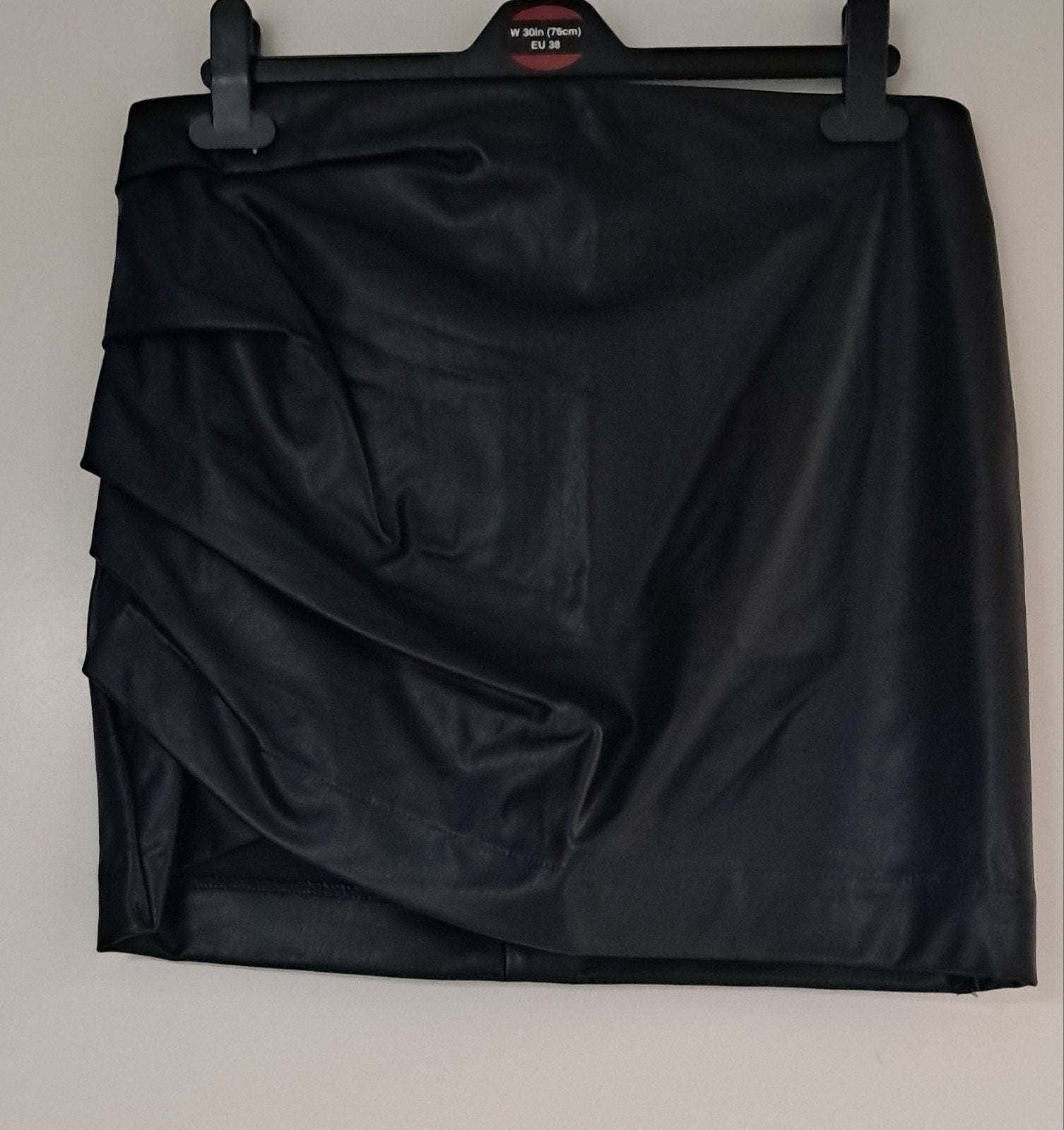 Imitatie leren rok., Kleding | Dames, Zwart, Maat 42/44 (L), Ophalen of Verzenden, Zo goed als nieuw