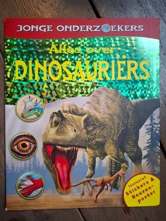 Jonge Onderzoekers: Alles over Dinosauriërs, Ophalen of Verzenden, Zo goed als nieuw, REBO Productions, Non-fictie