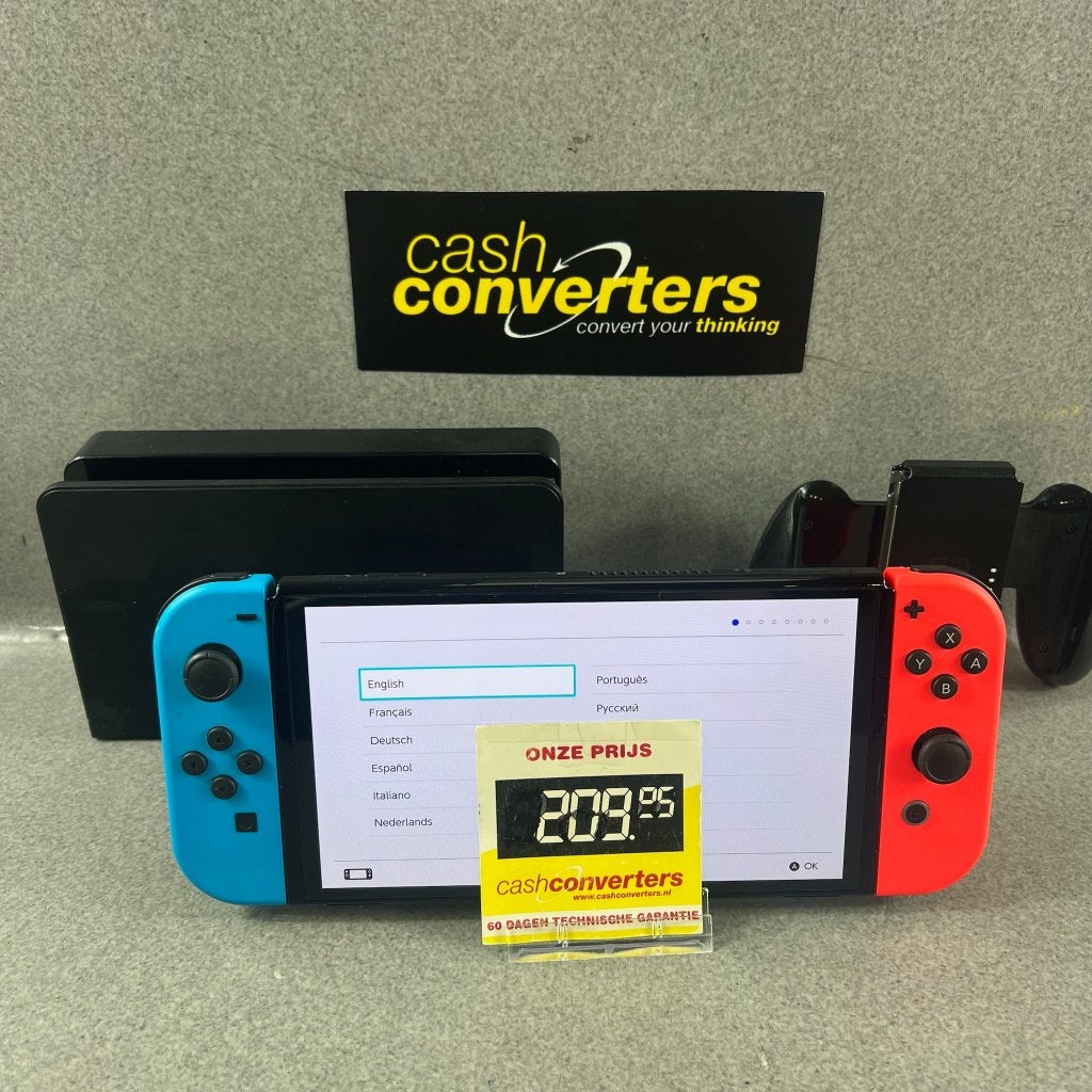 Nintendo Switch OLED gameconsole | compleet | 416441, Spelcomputers en Games, Switch OLED, Gebruikt, Ophalen of Verzenden, Met 1 controller