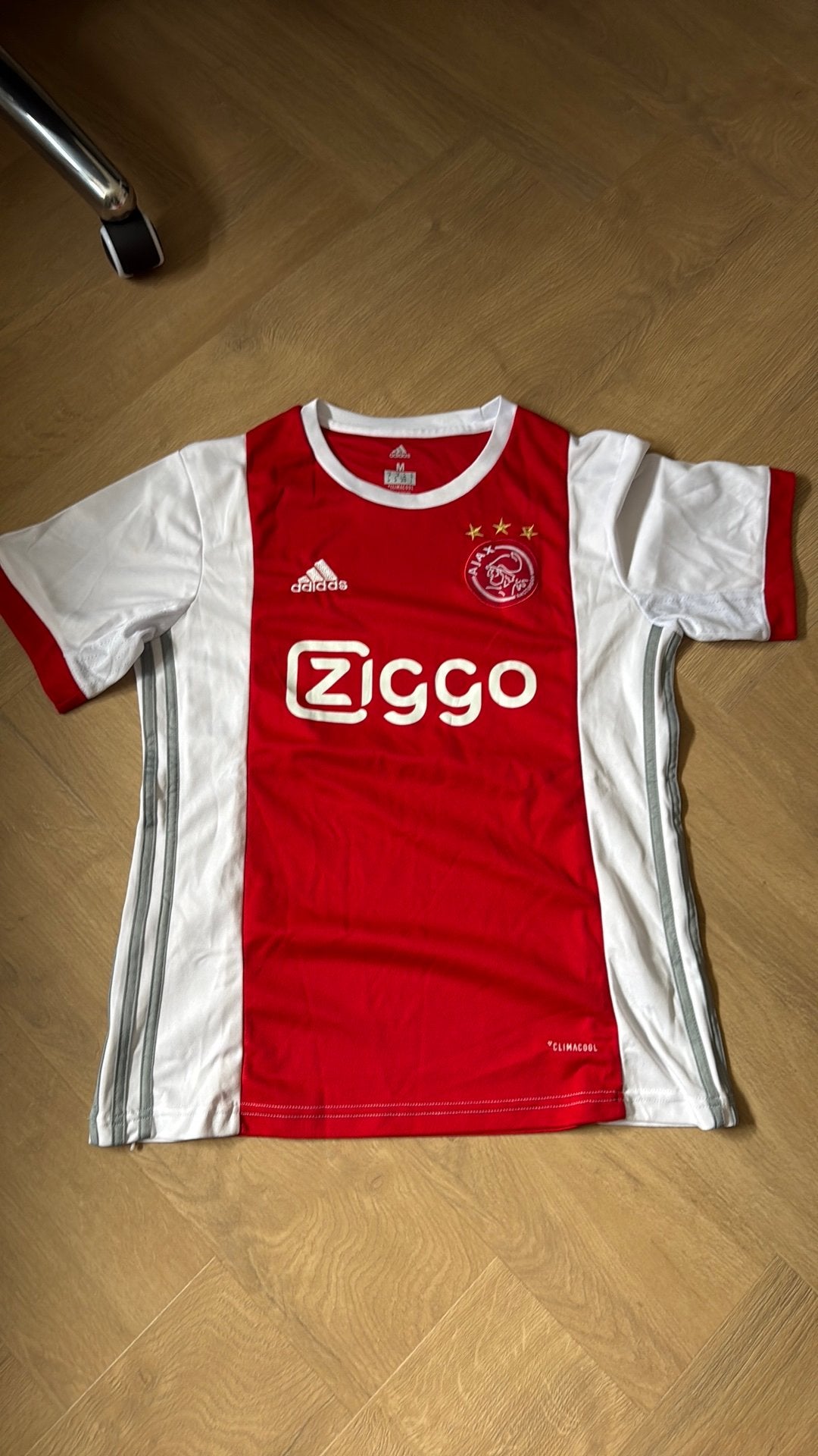 Als nieuw: Ajax Thuisshirt Maat M - Adidas Climacool, Maat M, Ophalen of Verzenden, Zo goed als nieuw, Shirt