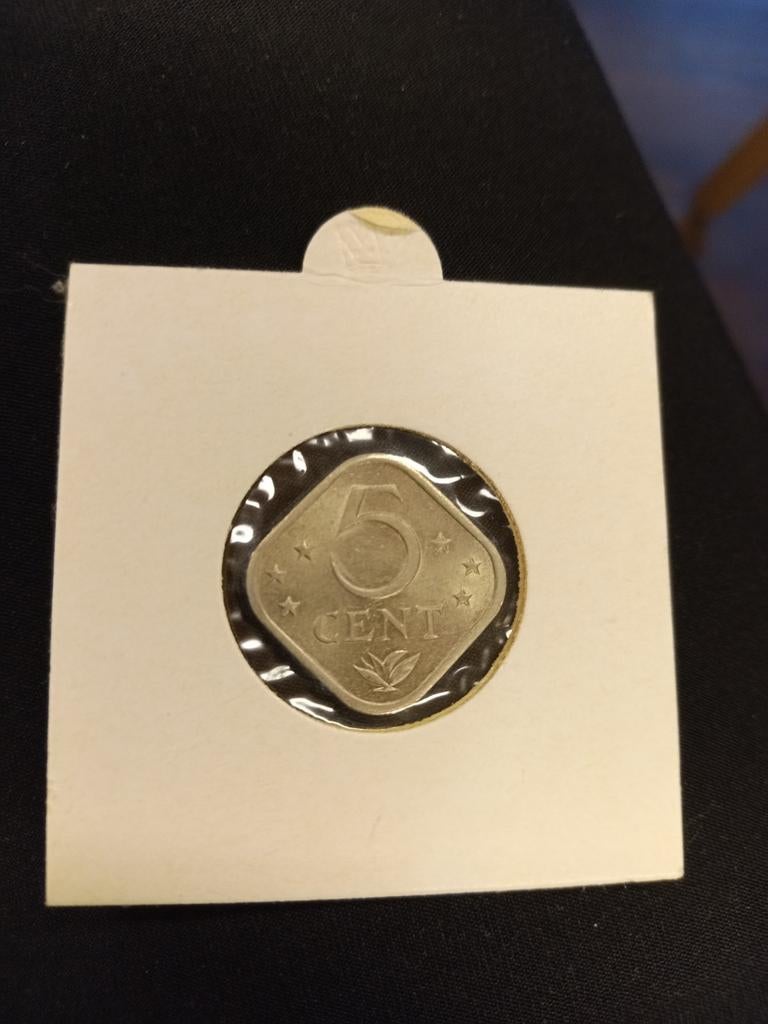 5 Cent Munt Nederlandse Antillen 1971, Postzegels en Munten, Munten | Nederland, Ophalen of Verzenden