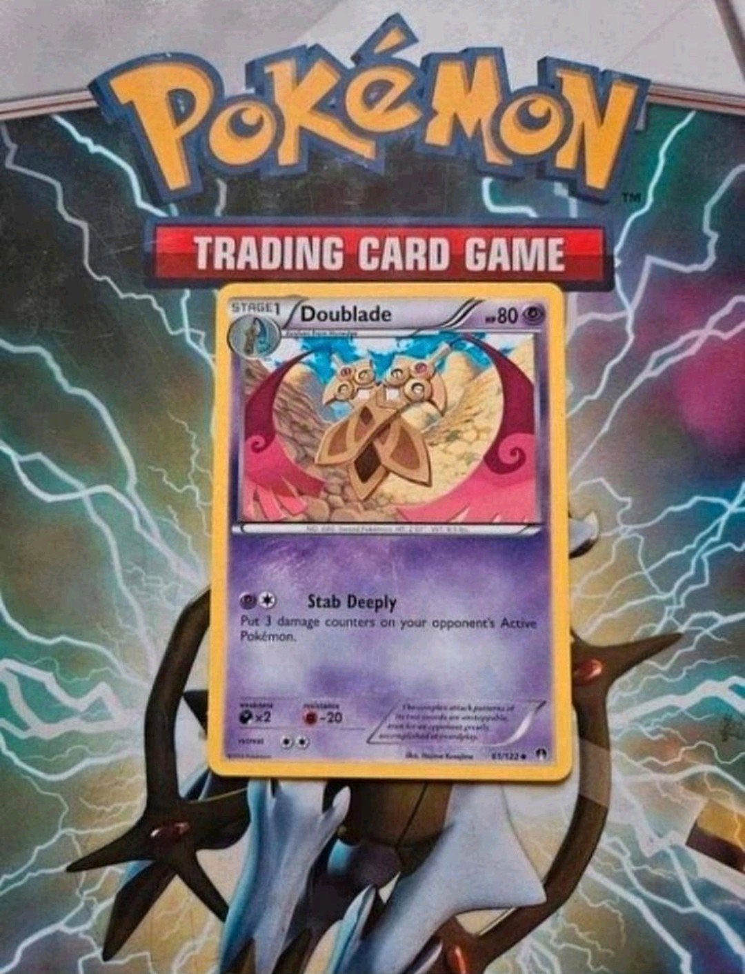 Doublade 61/122 XY BREAKpoint pokemon kaart nm, Ophalen of Verzenden, Zo goed als nieuw, Losse kaart