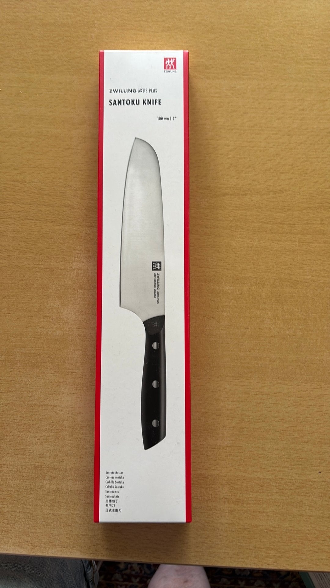 Zwilling Santoku mes, Nieuw!, Ophalen of Verzenden, Nieuw, Rvs of Chroom