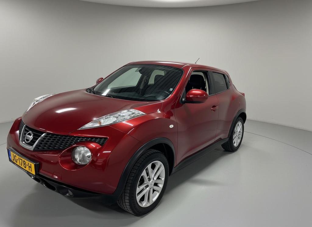 Nissan Juke 1.6 Urban Premium| leer| camera| navi|5deurs, Auto's, Voorwielaandrijving, Euro 5, 4 cilinders, 49 €/maand
